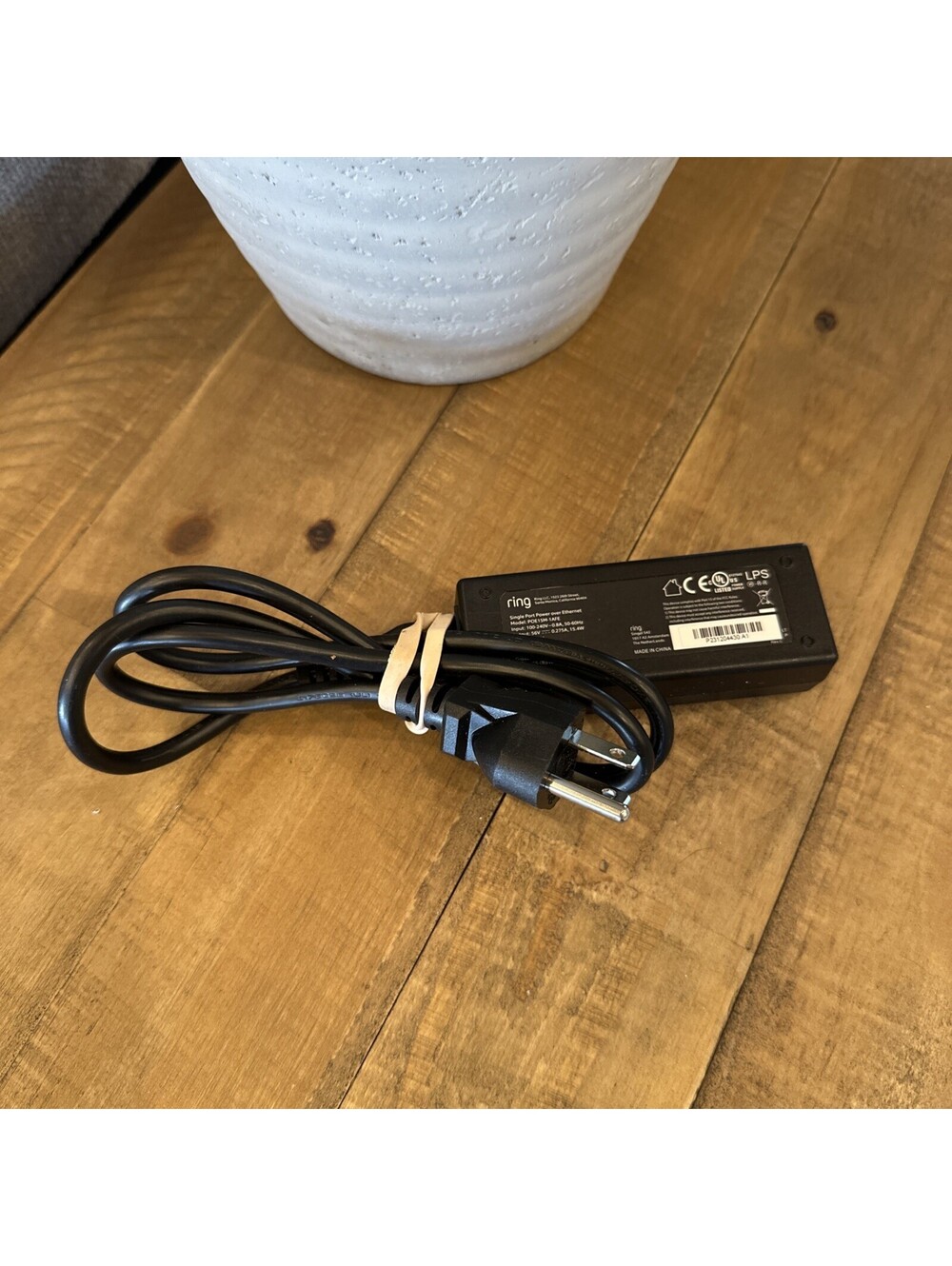 Ring Single Port POE Power Supply, POE15M-1AFE, 56V 0.275A 15.4W, Genuine
